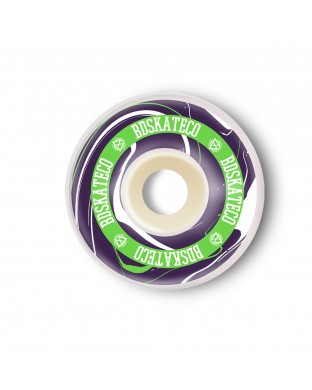 Set of  BDSKATECO Wheels. Model: INK Purple /Green